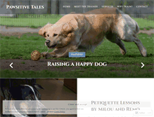 Tablet Screenshot of pawsitivetales.com